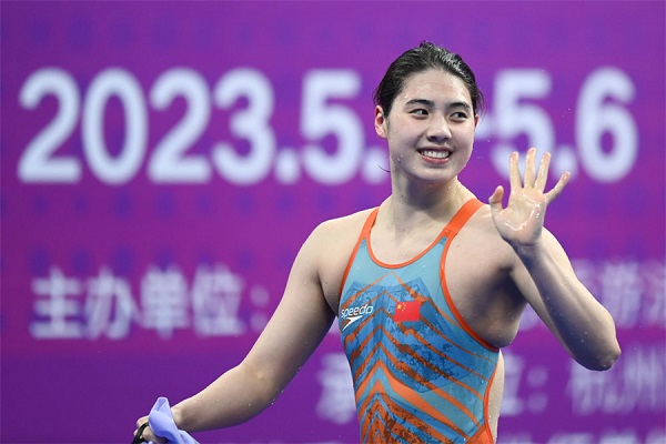 Zhang Yufei wins second gold at China Swimming Championships