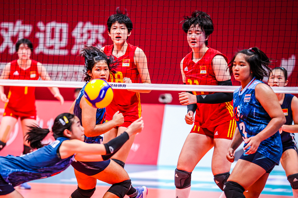 China overwhelms Thailand for 4th straight win at Asian Girl's U16 Volleyball