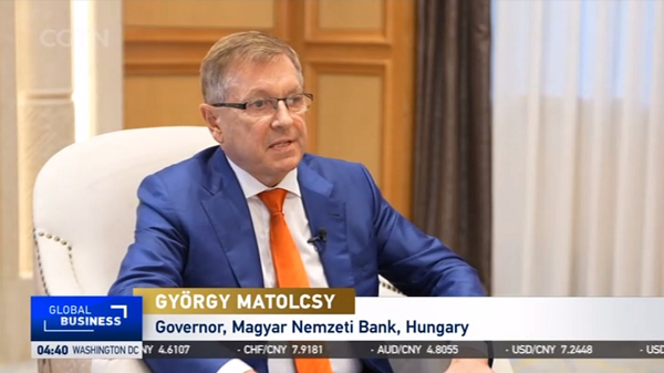 Hungarian central bank governor on new era of China-Hungary economic cooperation