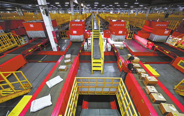 Nation's express delivery sector processing over 6,200 parcels per second